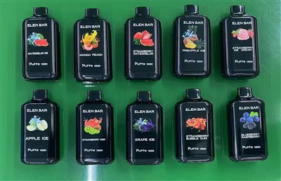 Elen Bar 최신 릴리스 베스트셀러 15000 퍼프 일회용 전자 담배